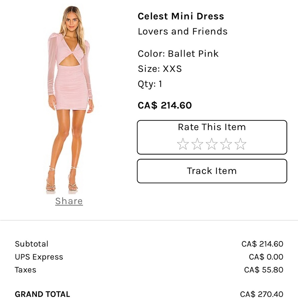 Lovers and Friends Celest Mini Dress - Picture 2 of 7